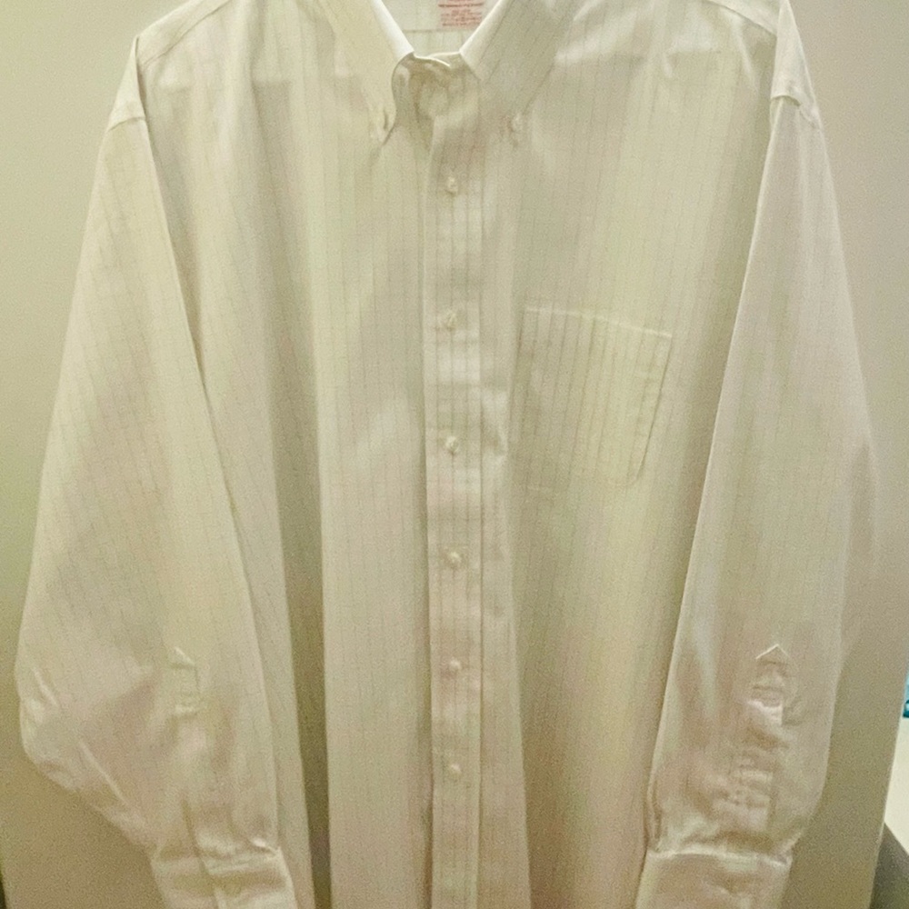Brooks Brothers - Classic White Men's Shirt - Only Worn Once - Excellent Look